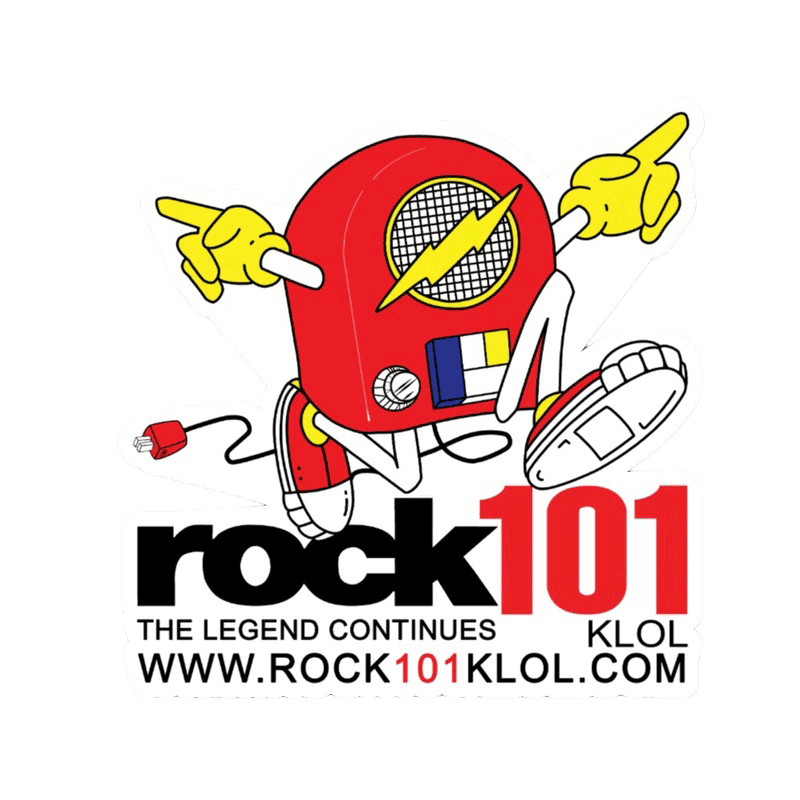 Runaway Radio Die Cut Sticker